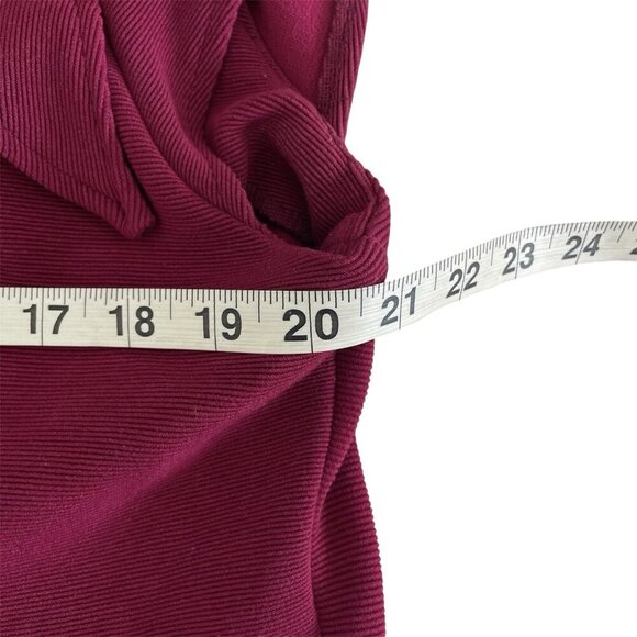 ASOS Curve Dress Size 18 Burgundy Red Holiday Modest Office Career Business Chic - Picture 12 of 16